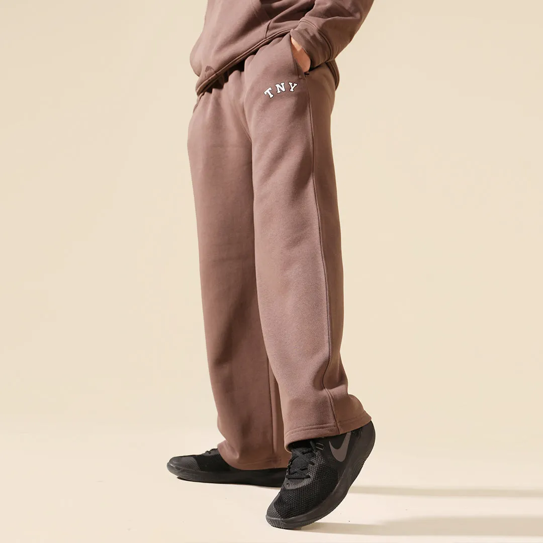 Mocha Relax Fit Fleece Trouser