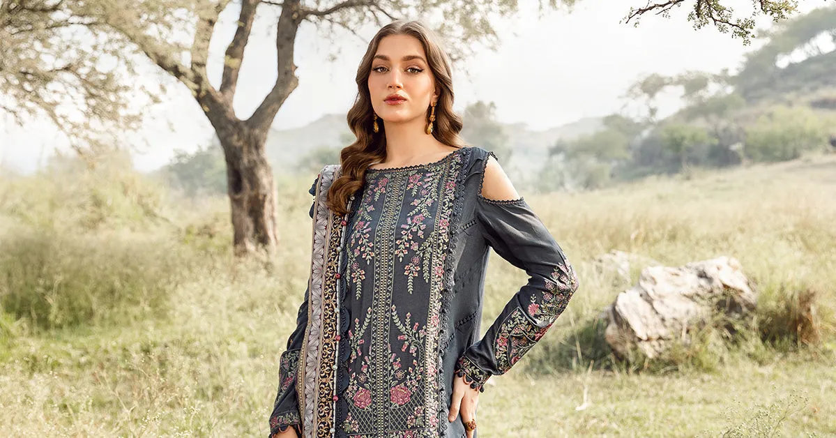 Mprints'24 - 3 Piece Unstitched Printed Linen Suit | MPT-2406-A