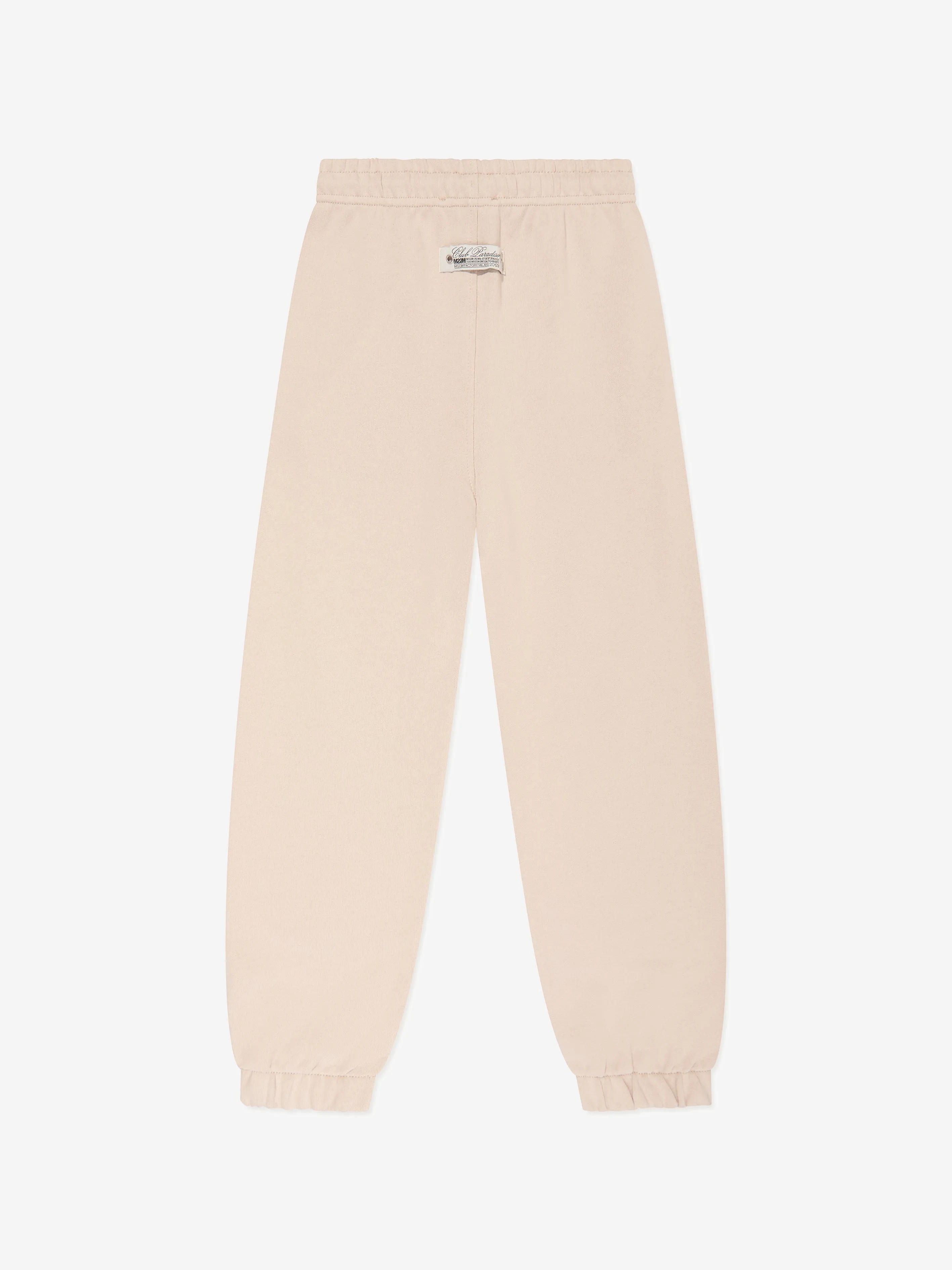 MSGM Boys Fleece Joggers in Beige