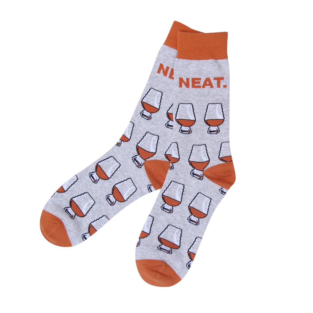 Neat Bourbon Glass Socks