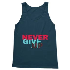 Never Give Up Classic Adult Vest Top