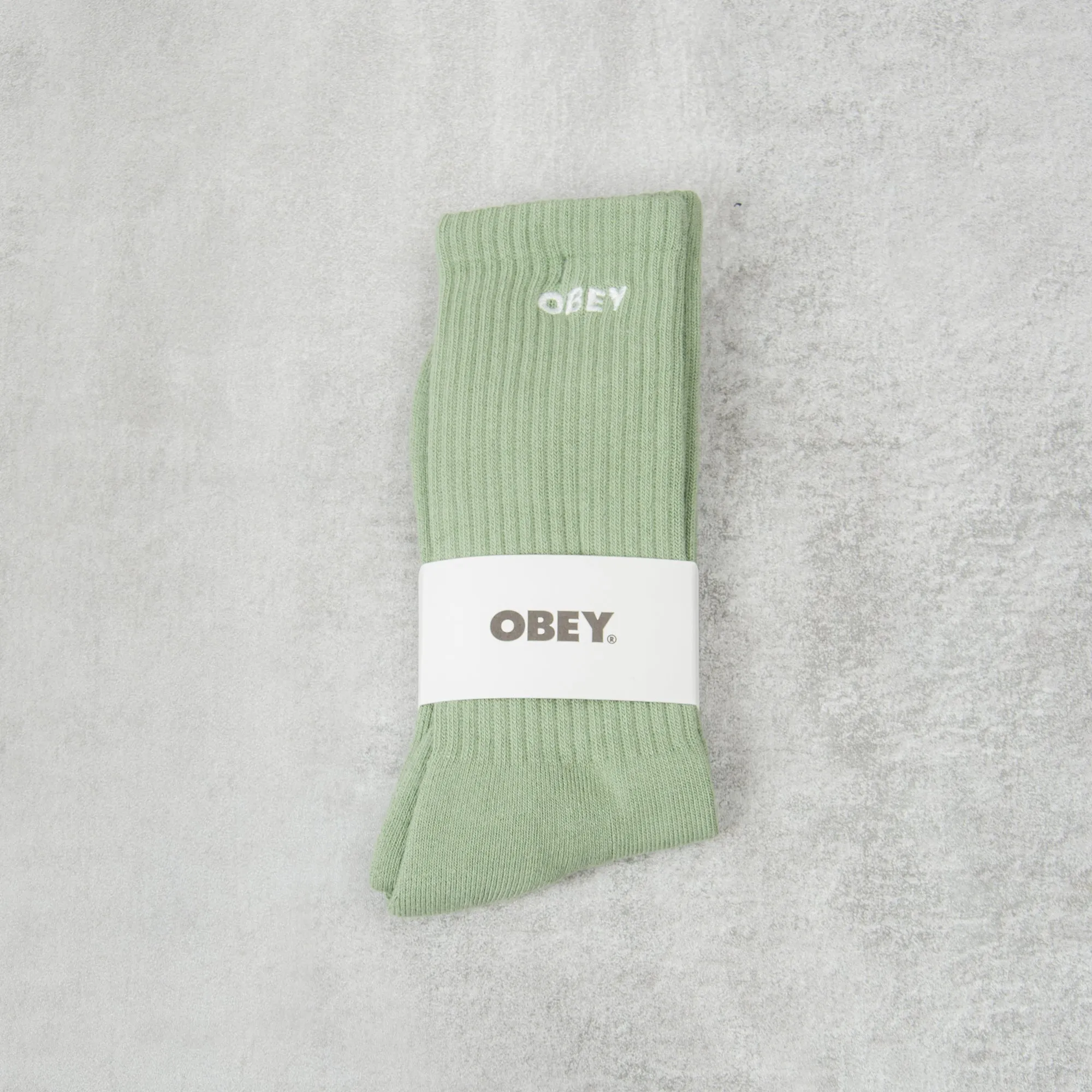 Obey Bold Socks - Iceberg Green