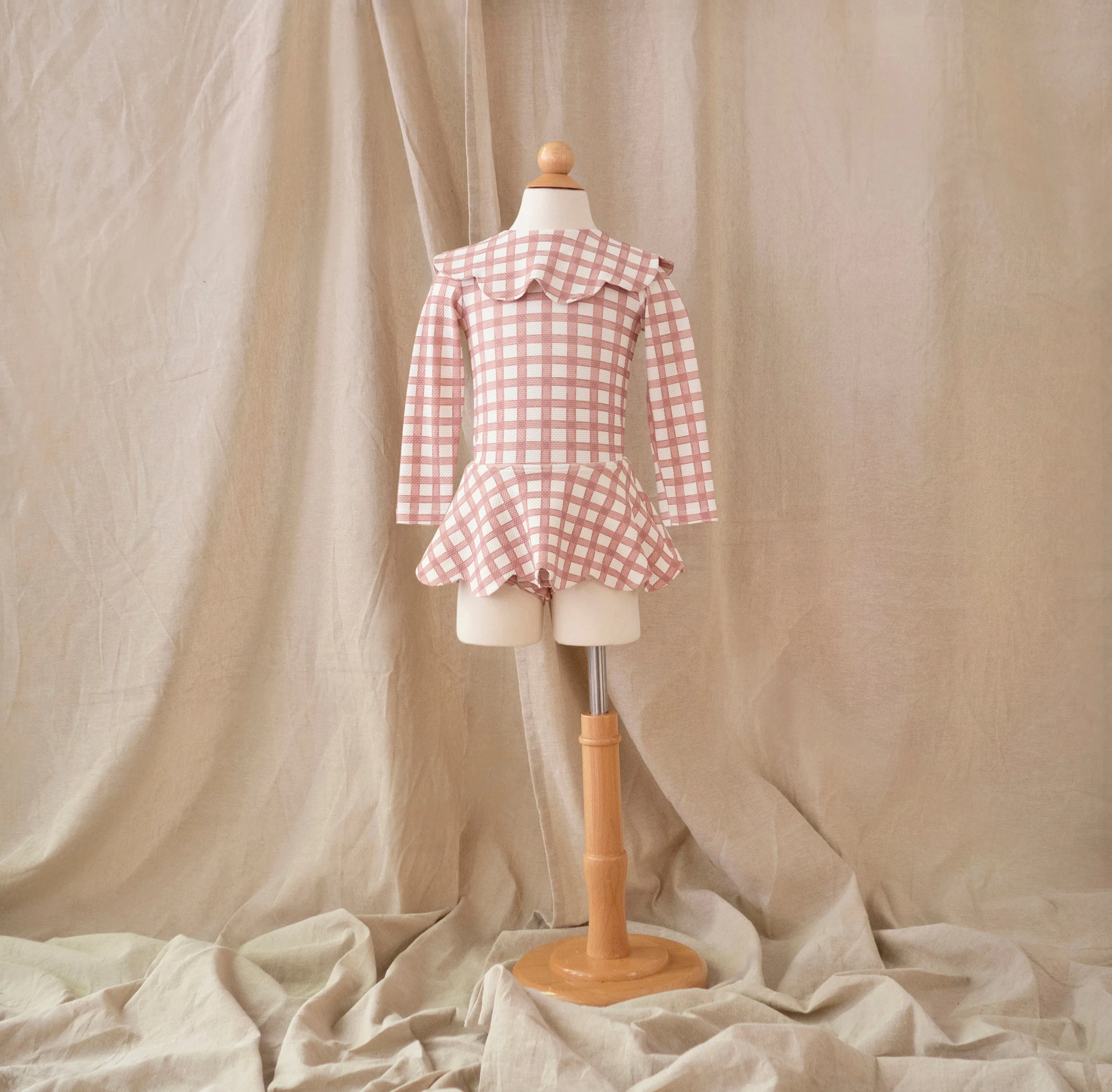 Petal Rashguard · Gingham