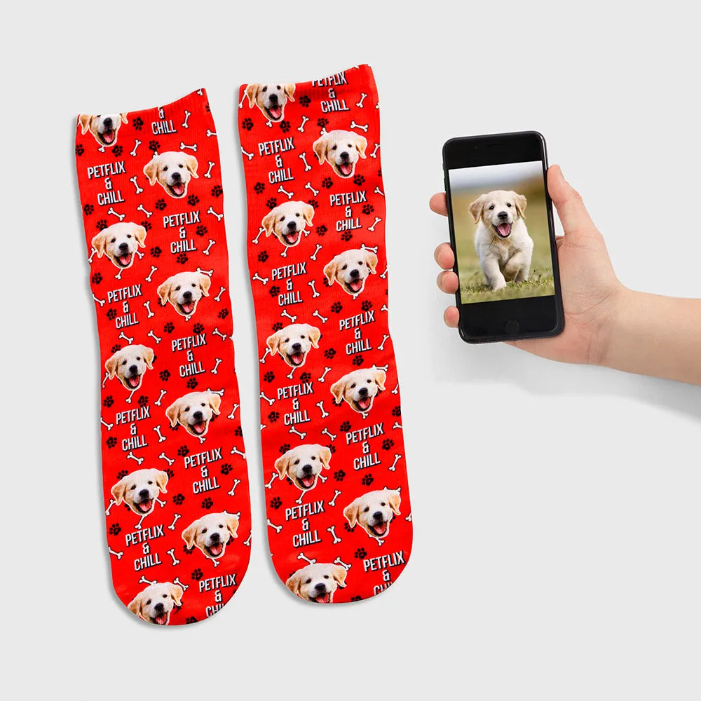 Petflix and Chill Socks