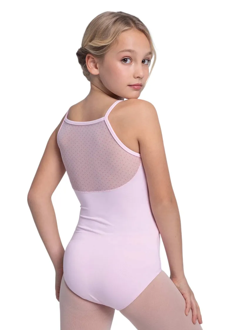 Plumeti Mesh Youth Camisole Leotard