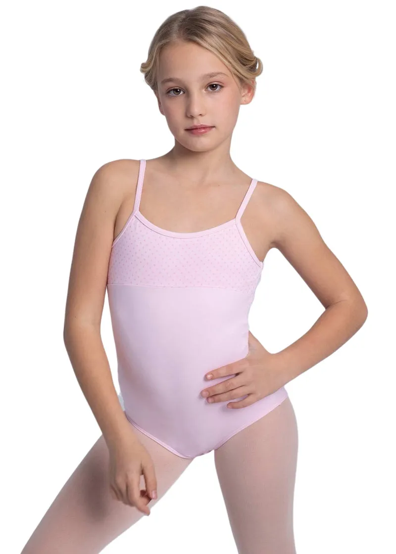 Plumeti Mesh Youth Camisole Leotard