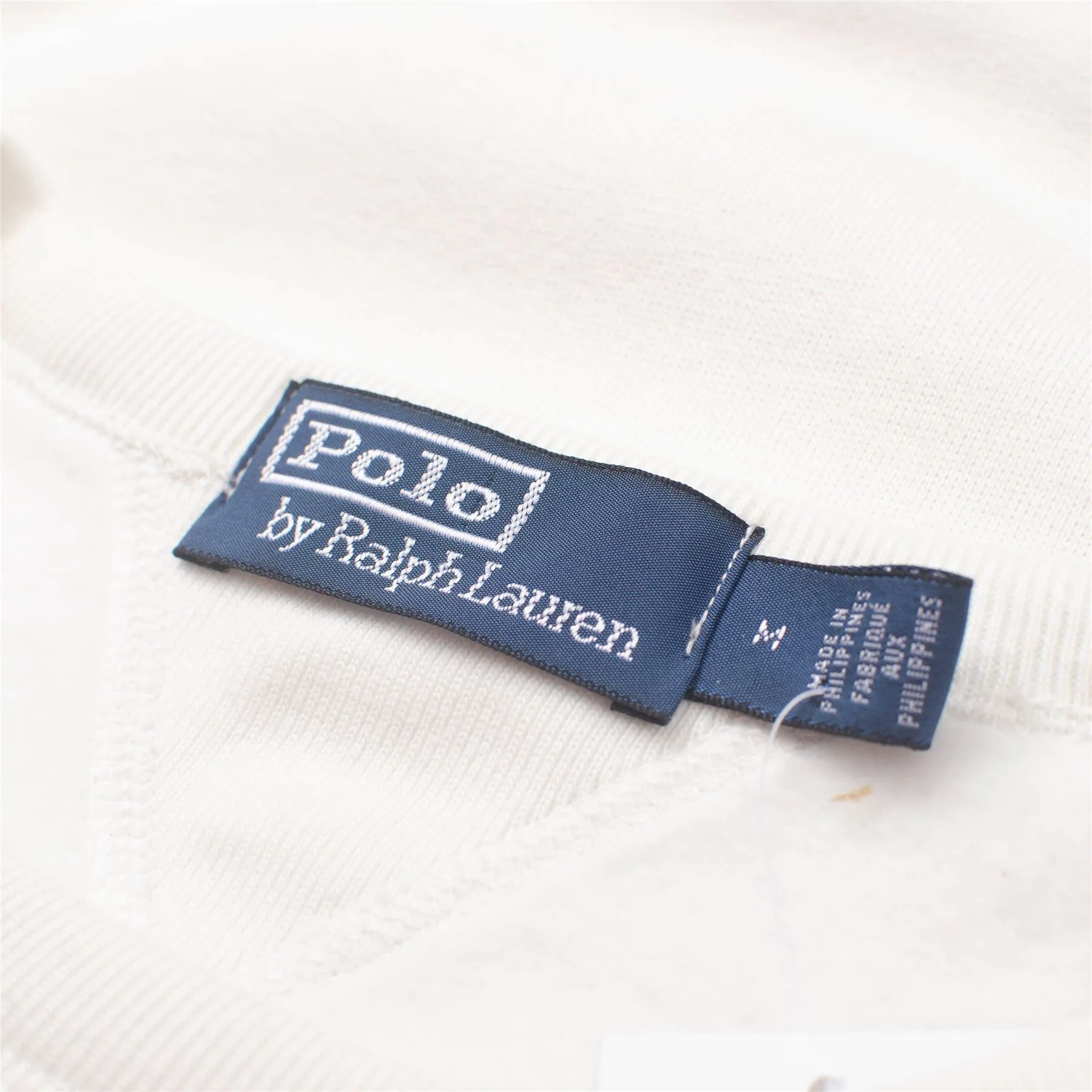 Polo Golf Crewneck Sweatshirt Deckwash White - SS23