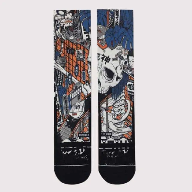 Printed Japanese Ankle Socks