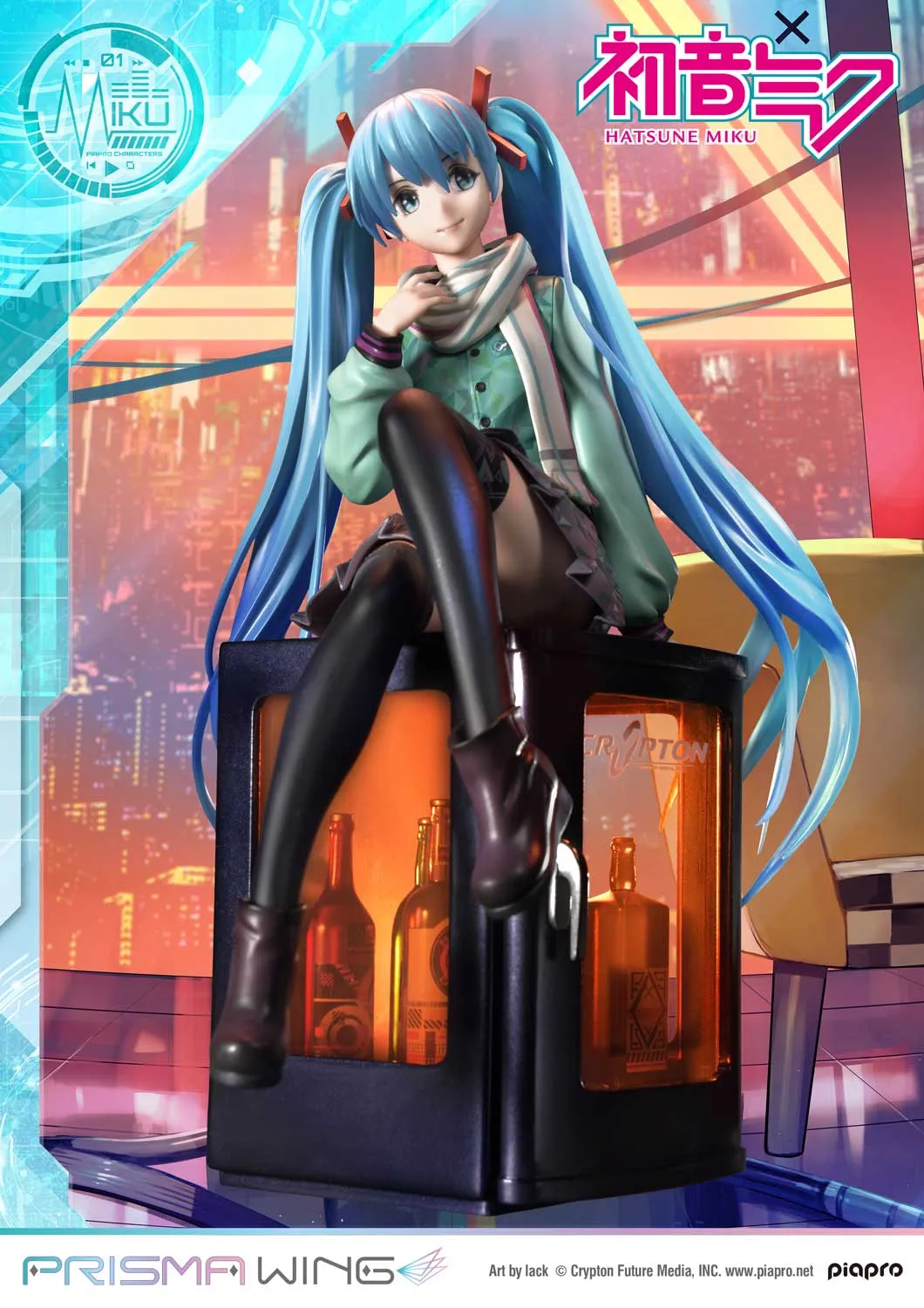 PRISMA WING Hatsune Miku 1/7 Scale Figure (Art by Lack)