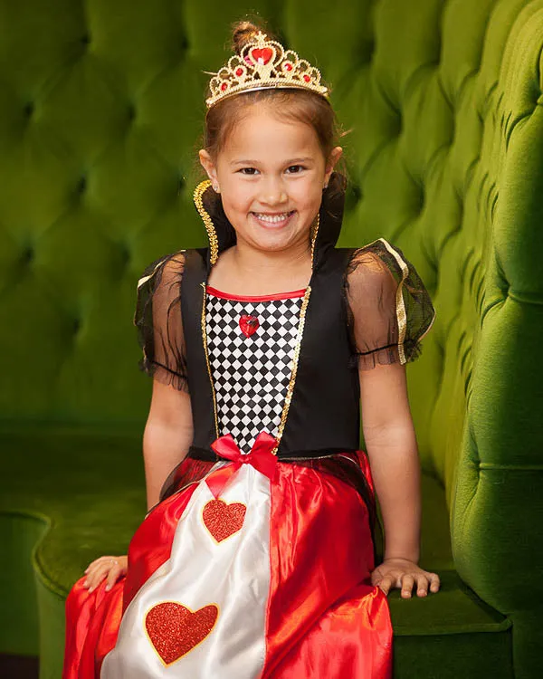 QUEEN OF HEARTS COSTUME, CHILD