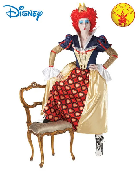 QUEEN OF HEARTS DELUXE COSTUME, ADULT