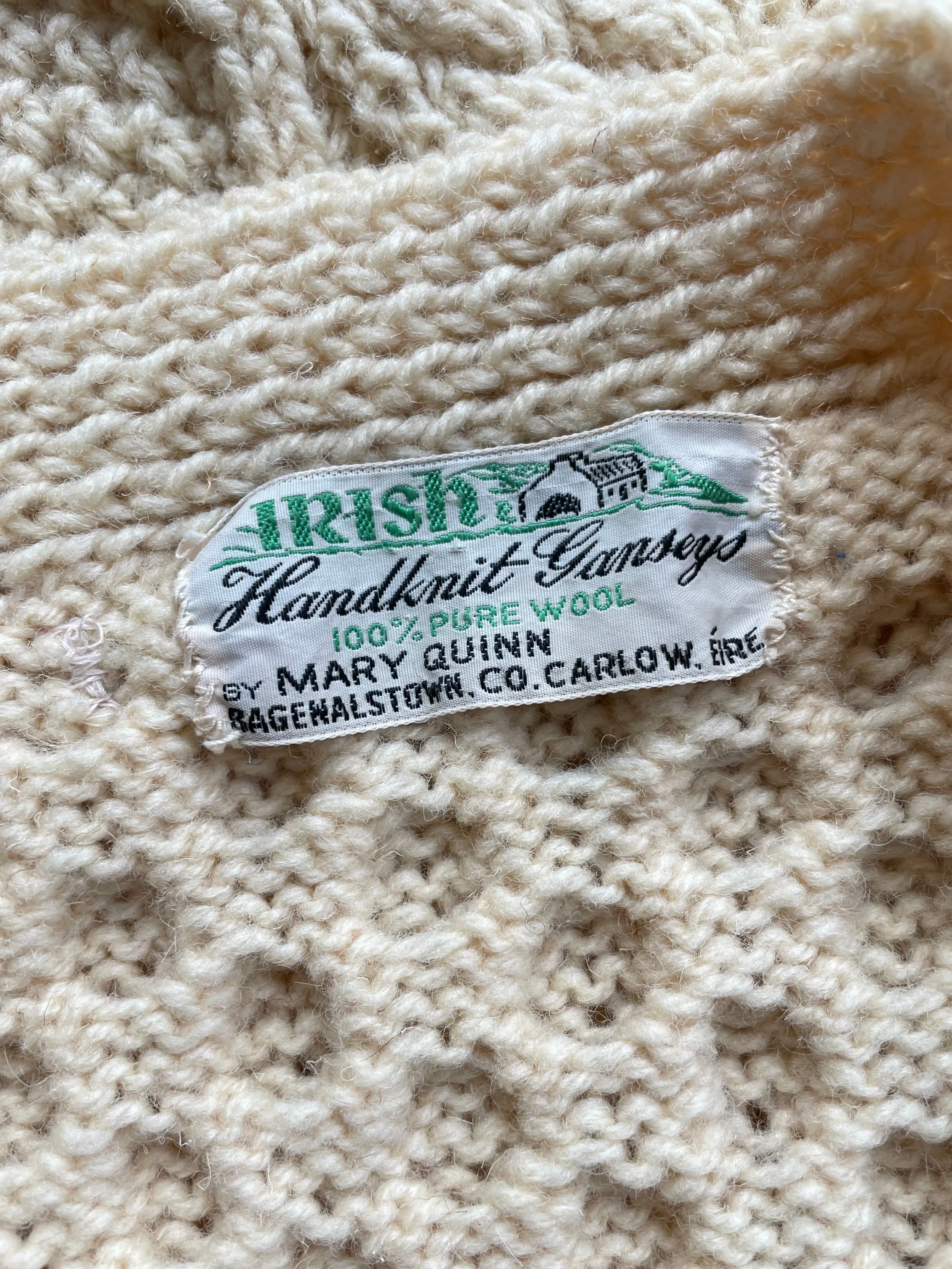 Quinn Irish Wool Cardigan | 1970s