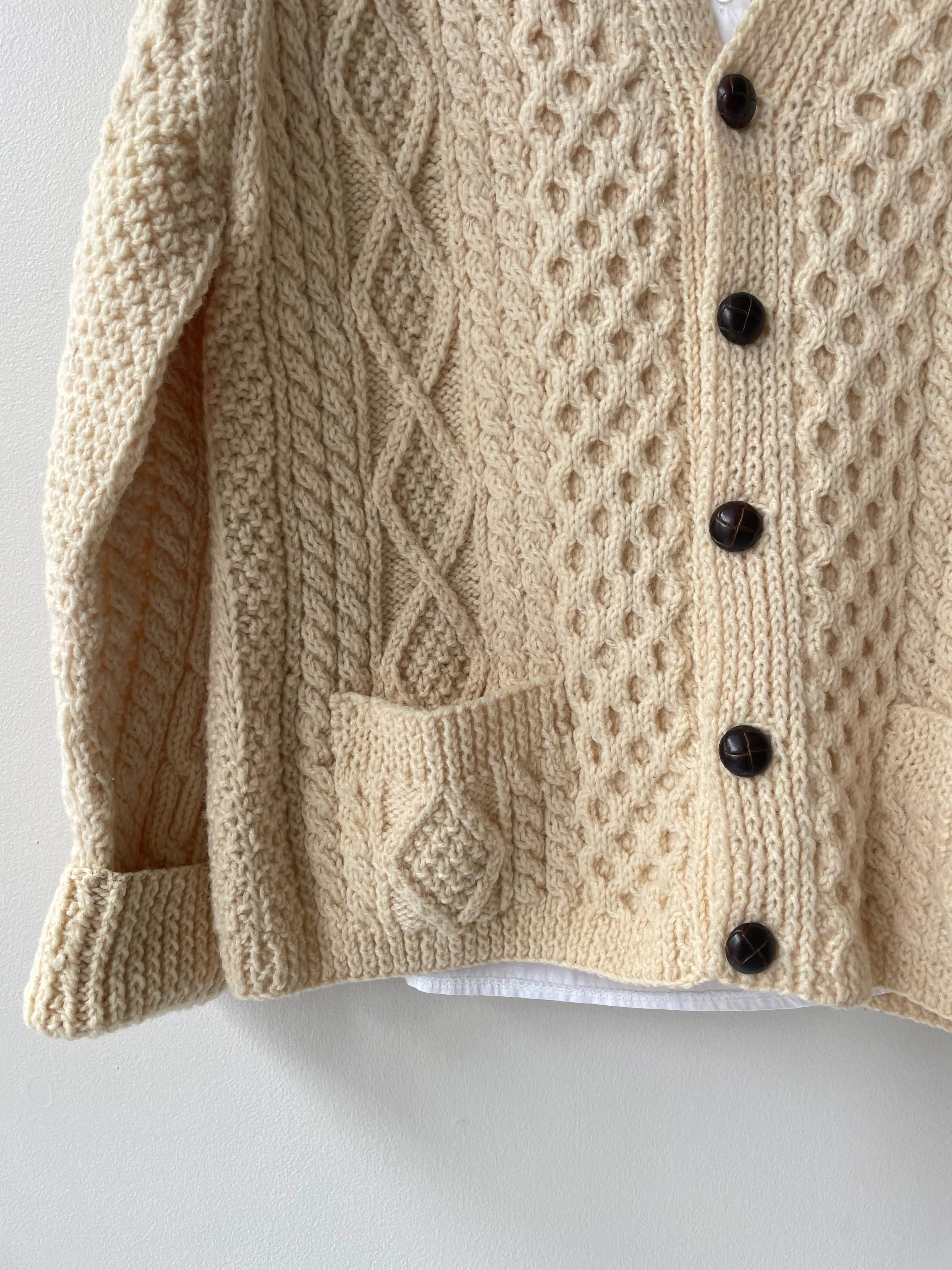 Quinn Irish Wool Cardigan | 1970s