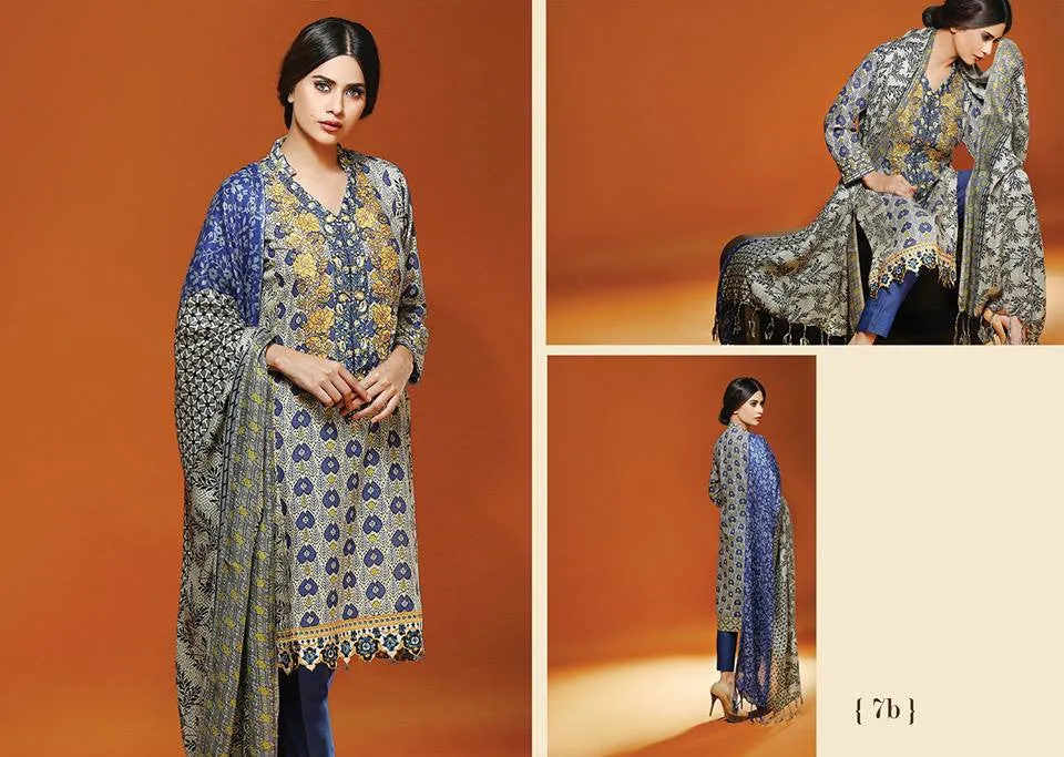 RajBari Silk Karandi Winter Collection 2015 - 7B