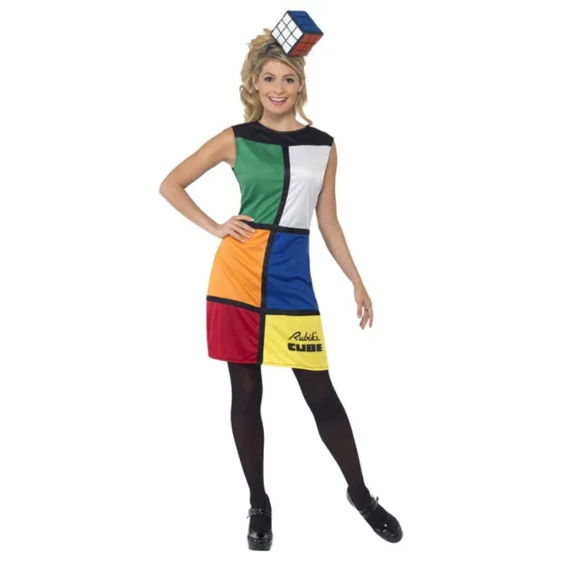 Rubiks Cube Costume with Headband