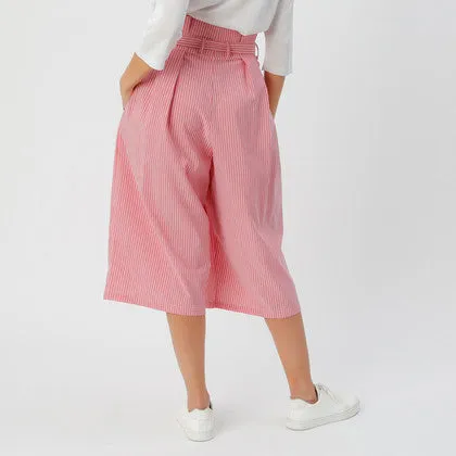 Sabina Culottes Red/Cream