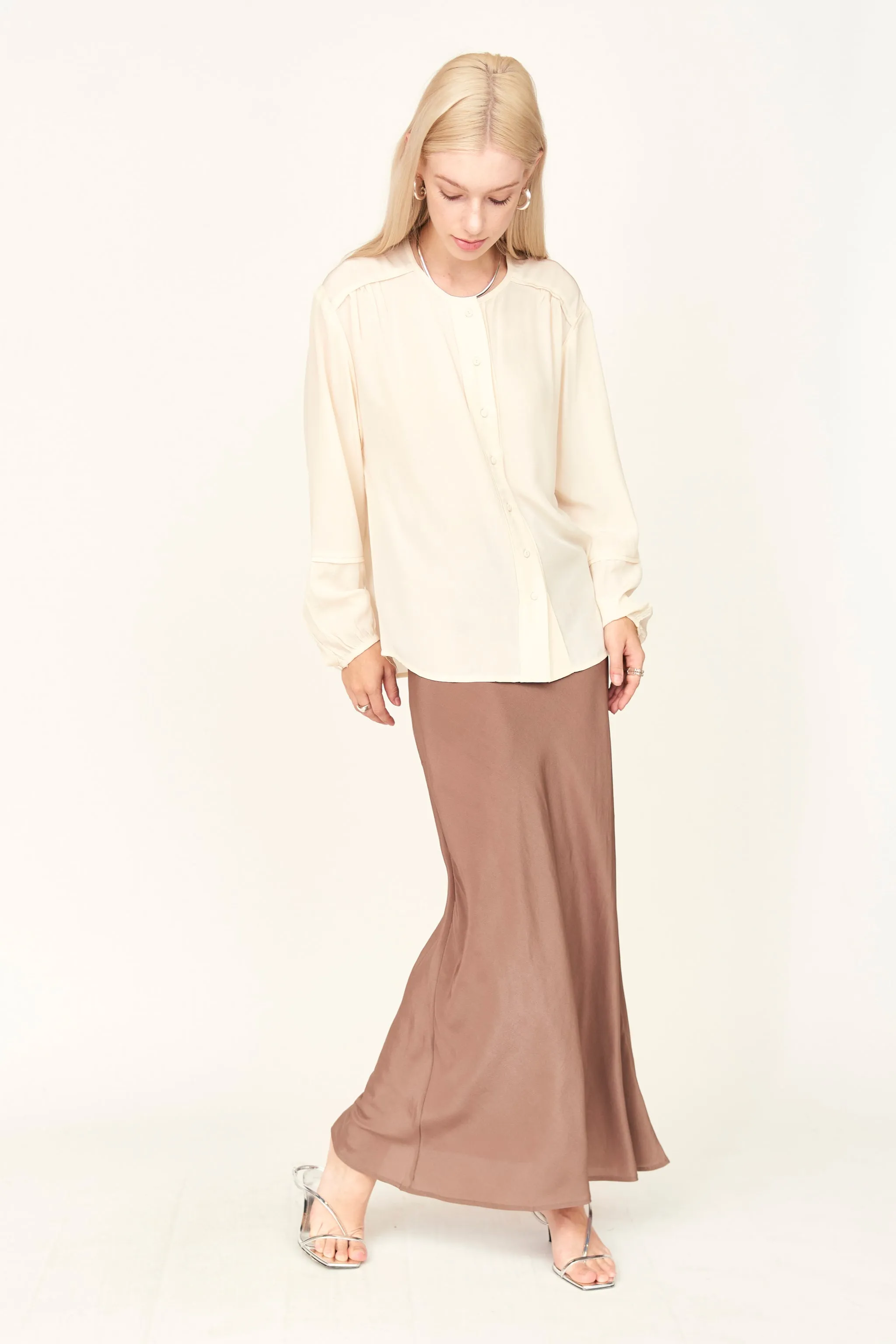 Santander Skirt in Taupe