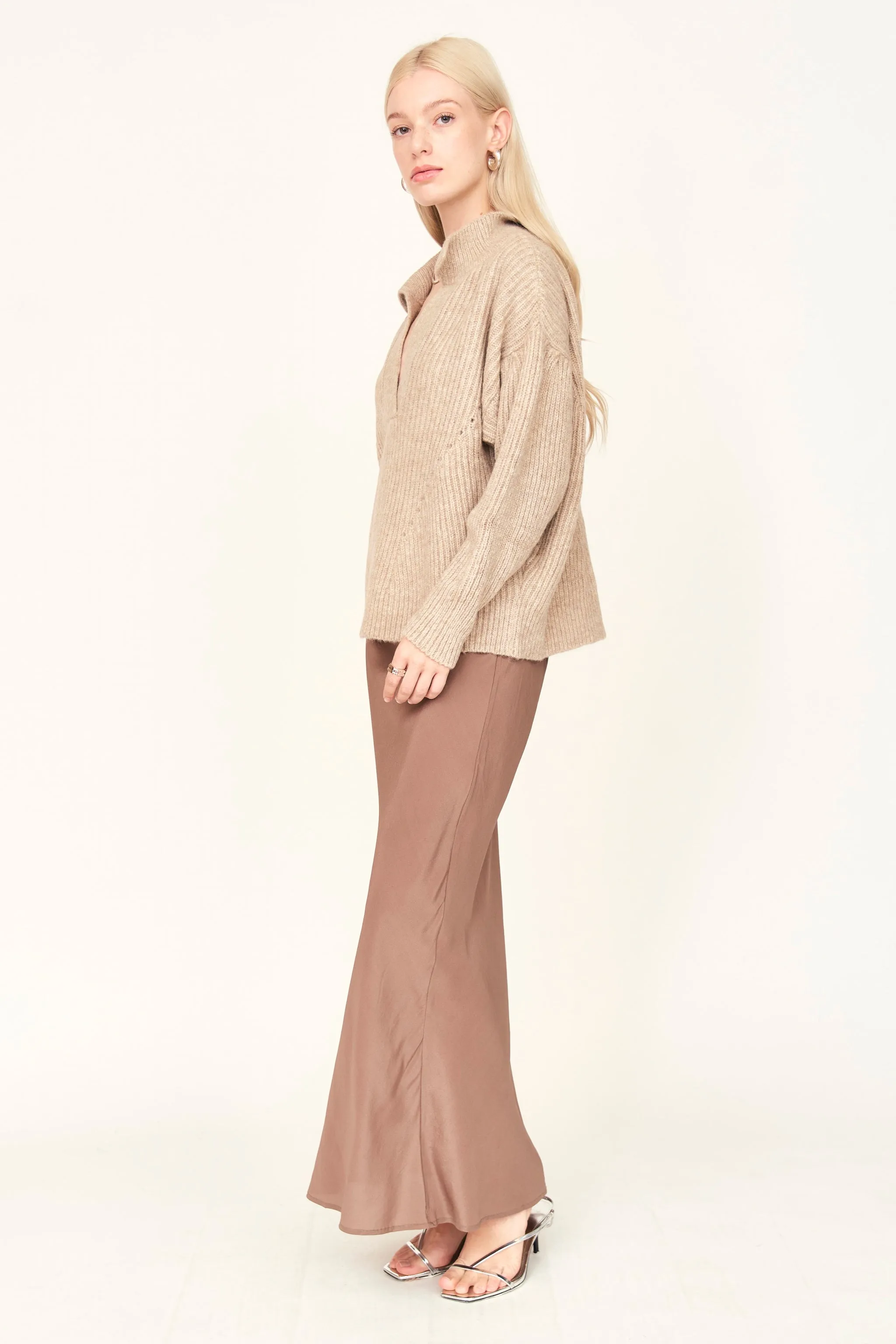 Santander Skirt in Taupe