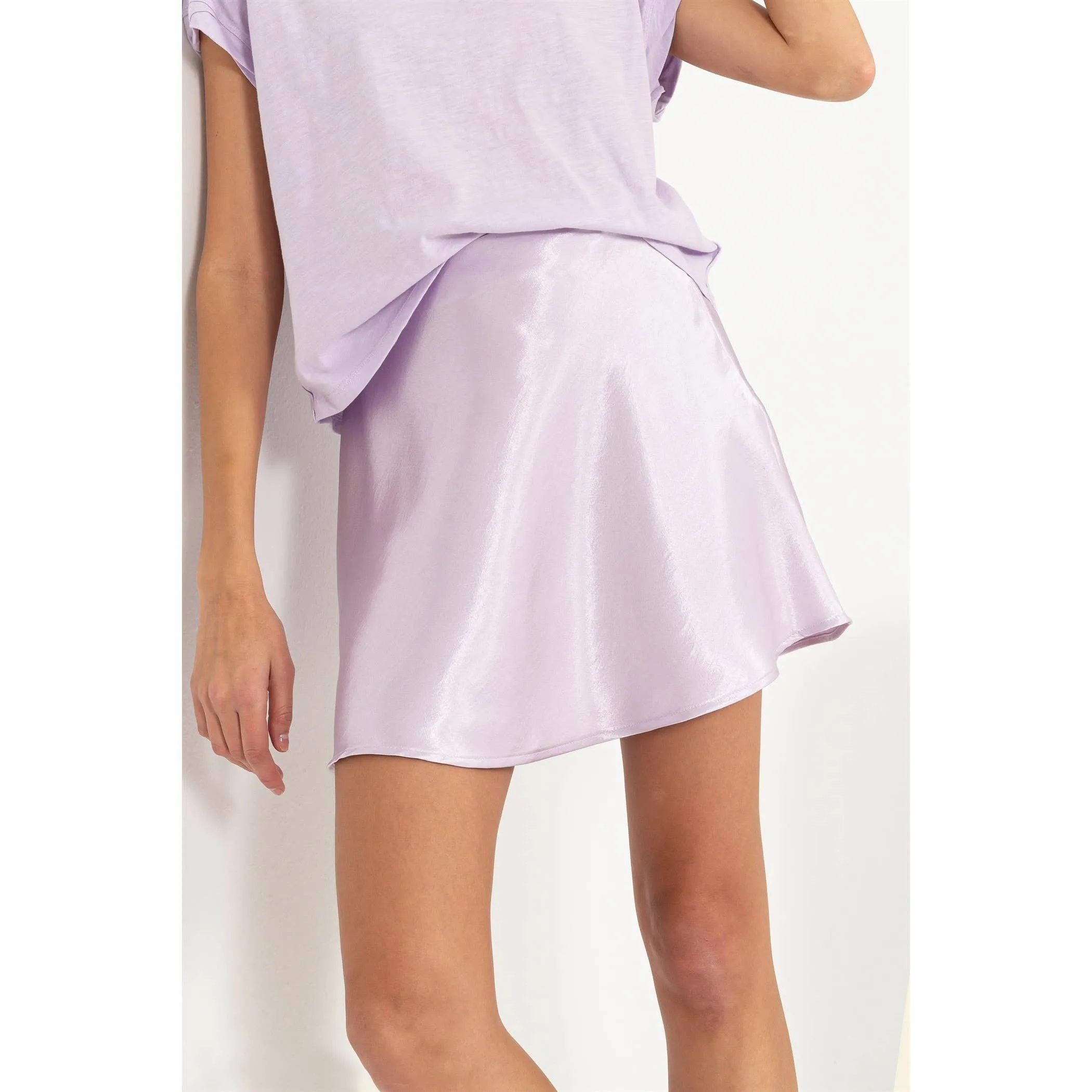 Satin Skater Mini - Lavender