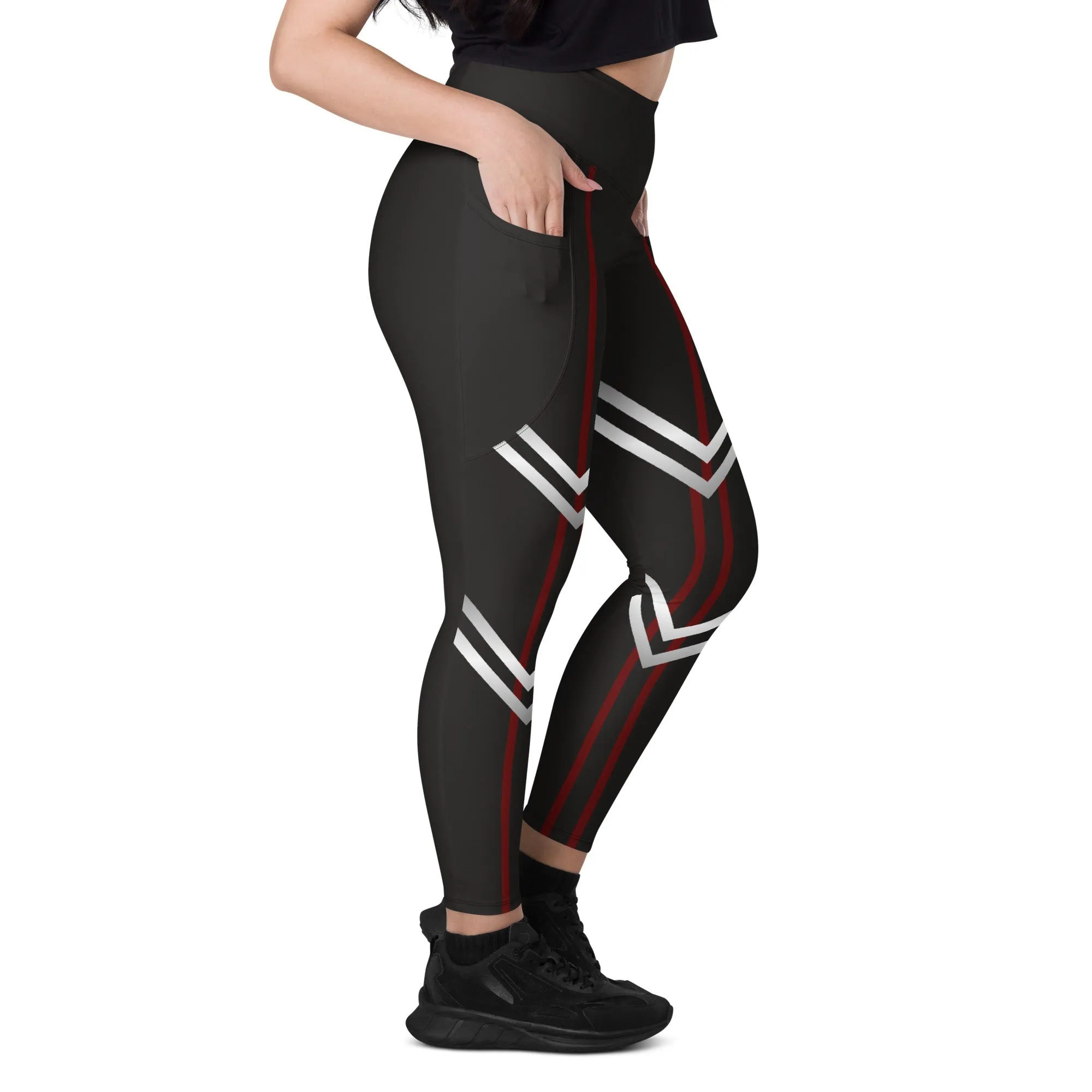 Scarlet Enchantress Leggings with pockets