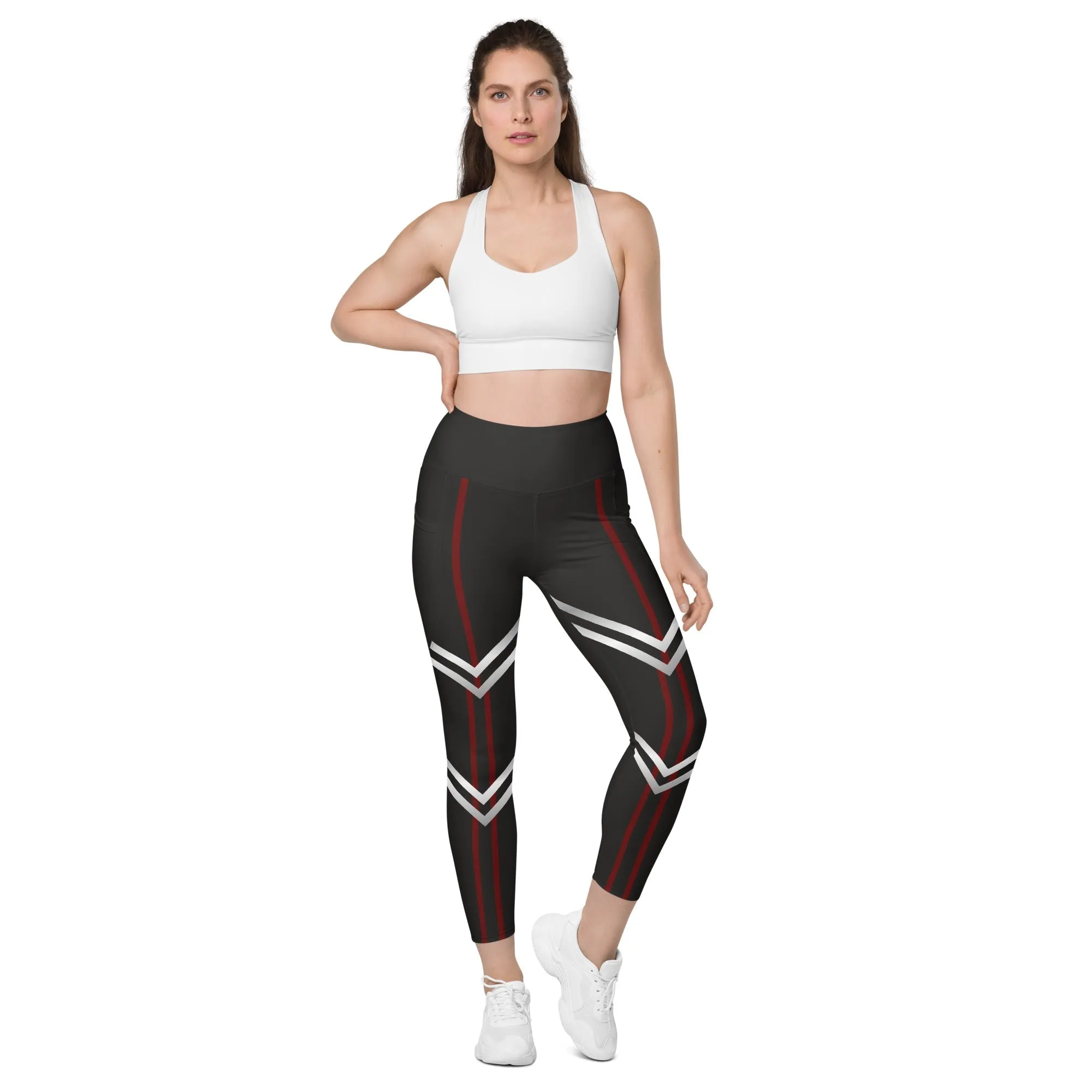 Scarlet Enchantress Leggings with pockets