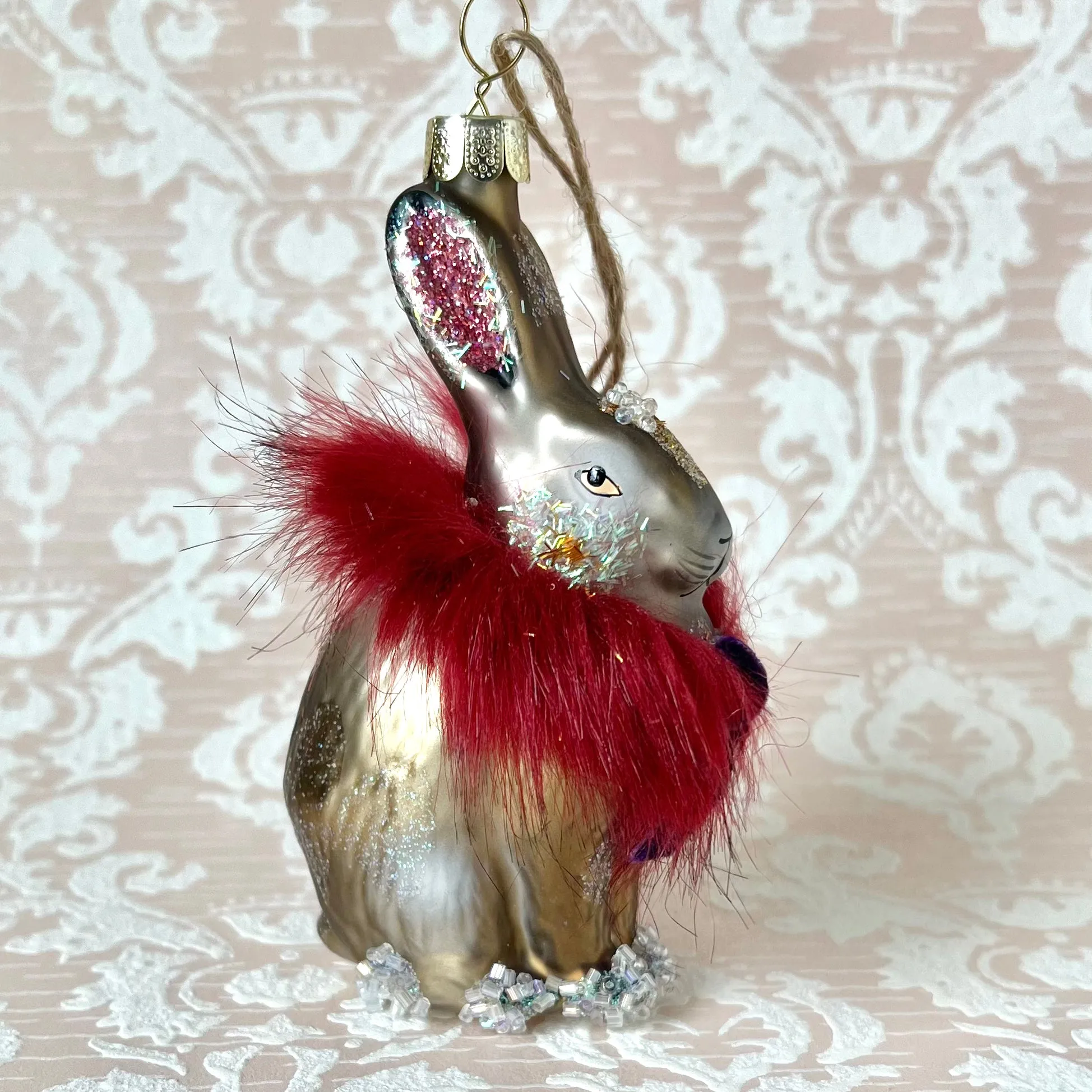 Scarlet O'Hare Glass Ornament