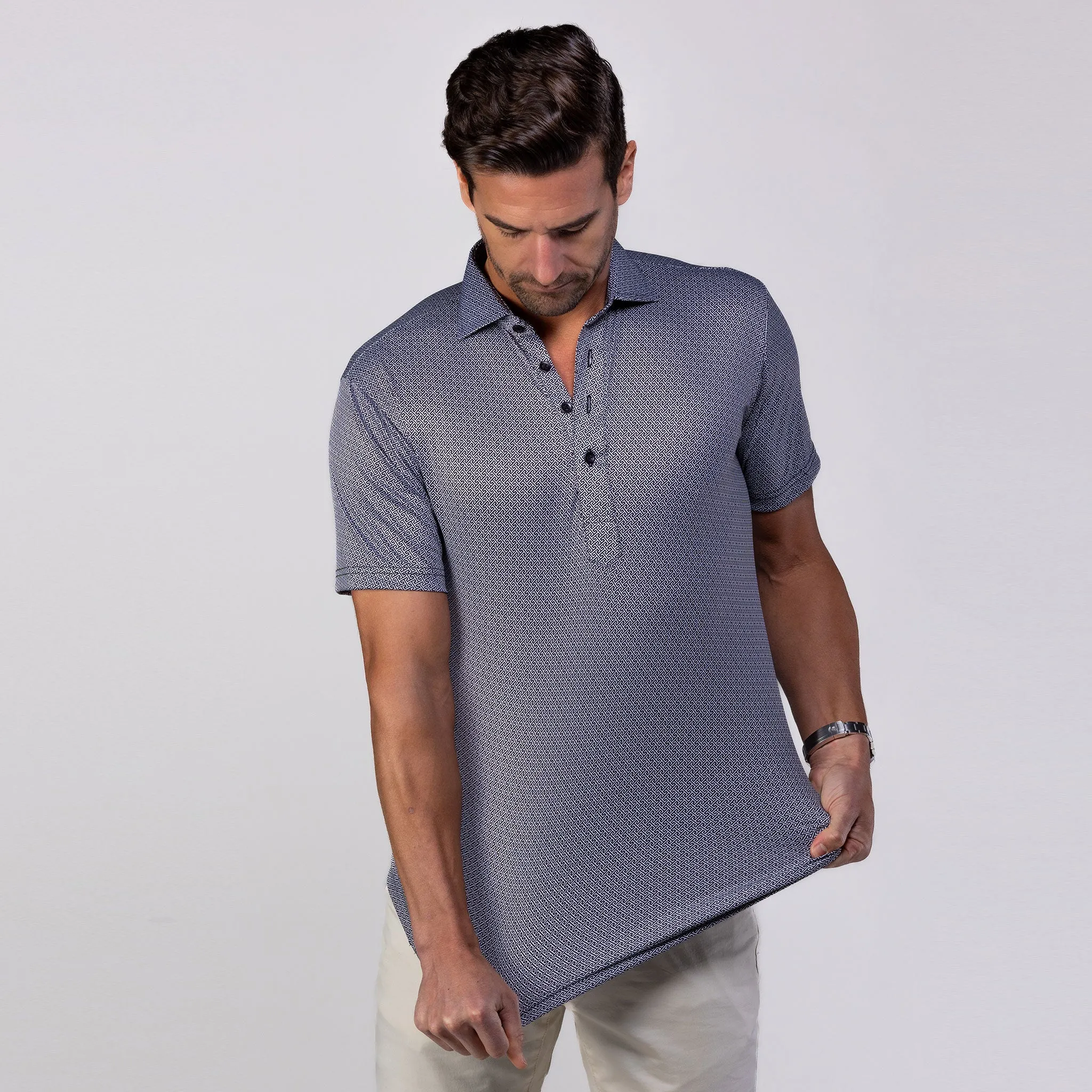 Semi-Spread Collar Polo The Xeron