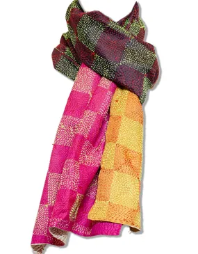 Silk Kantha Stole | Stella