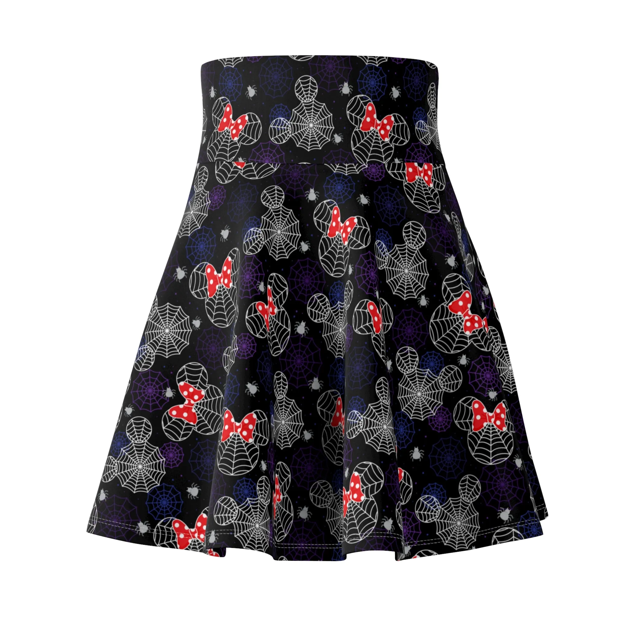 Spider Webs Women's Skater Skirt