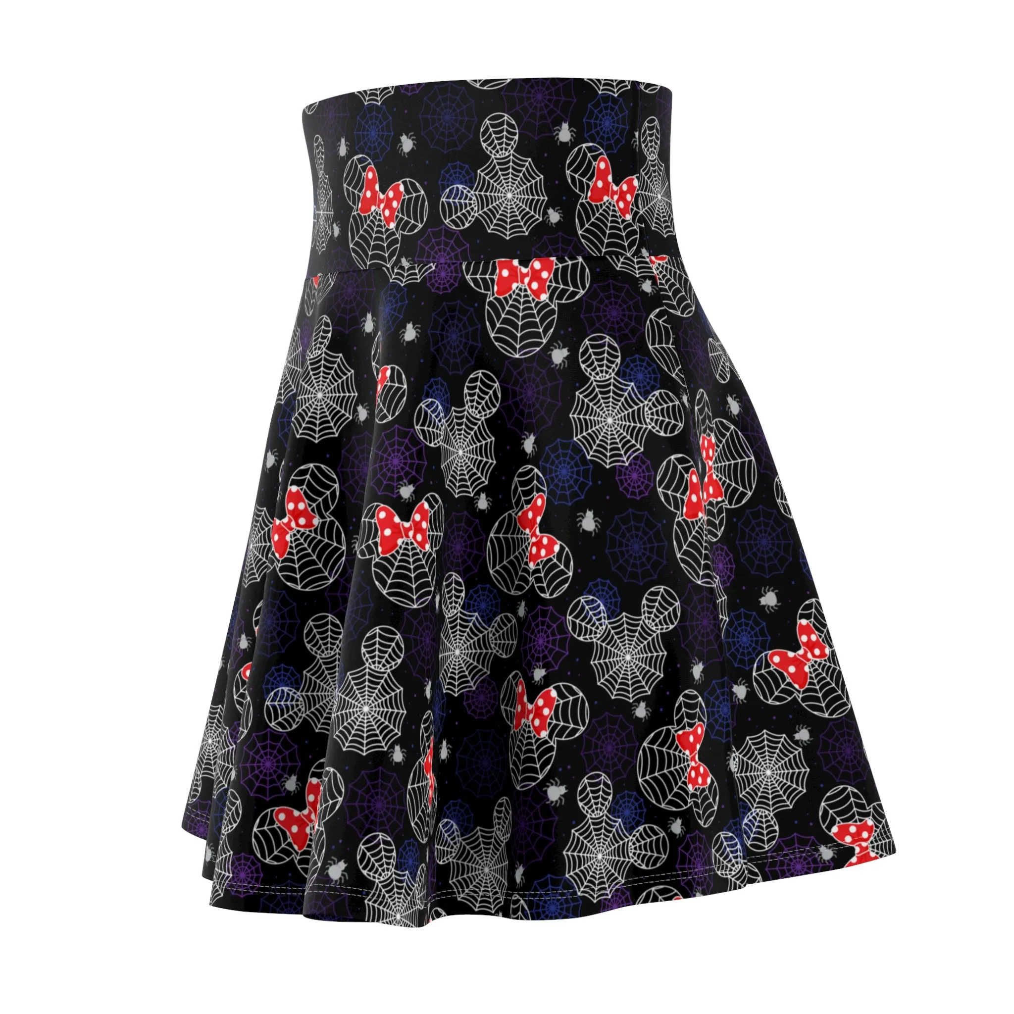 Spider Webs Women's Skater Skirt