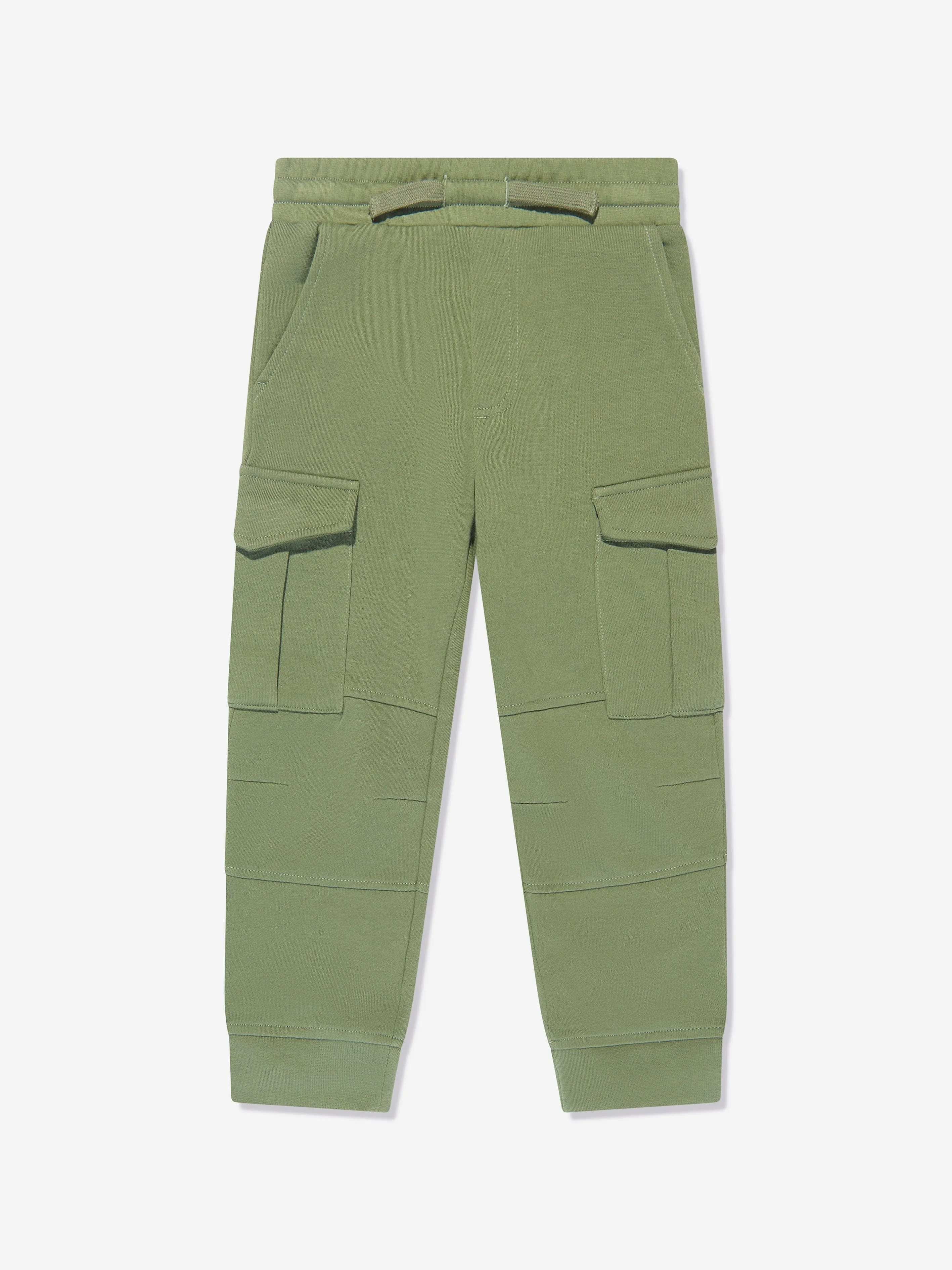 Stella McCartney Boys Cargo Joggers in Green