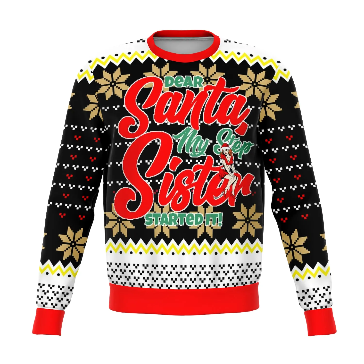 Step Sis Did It Ugly Christmas Sweater