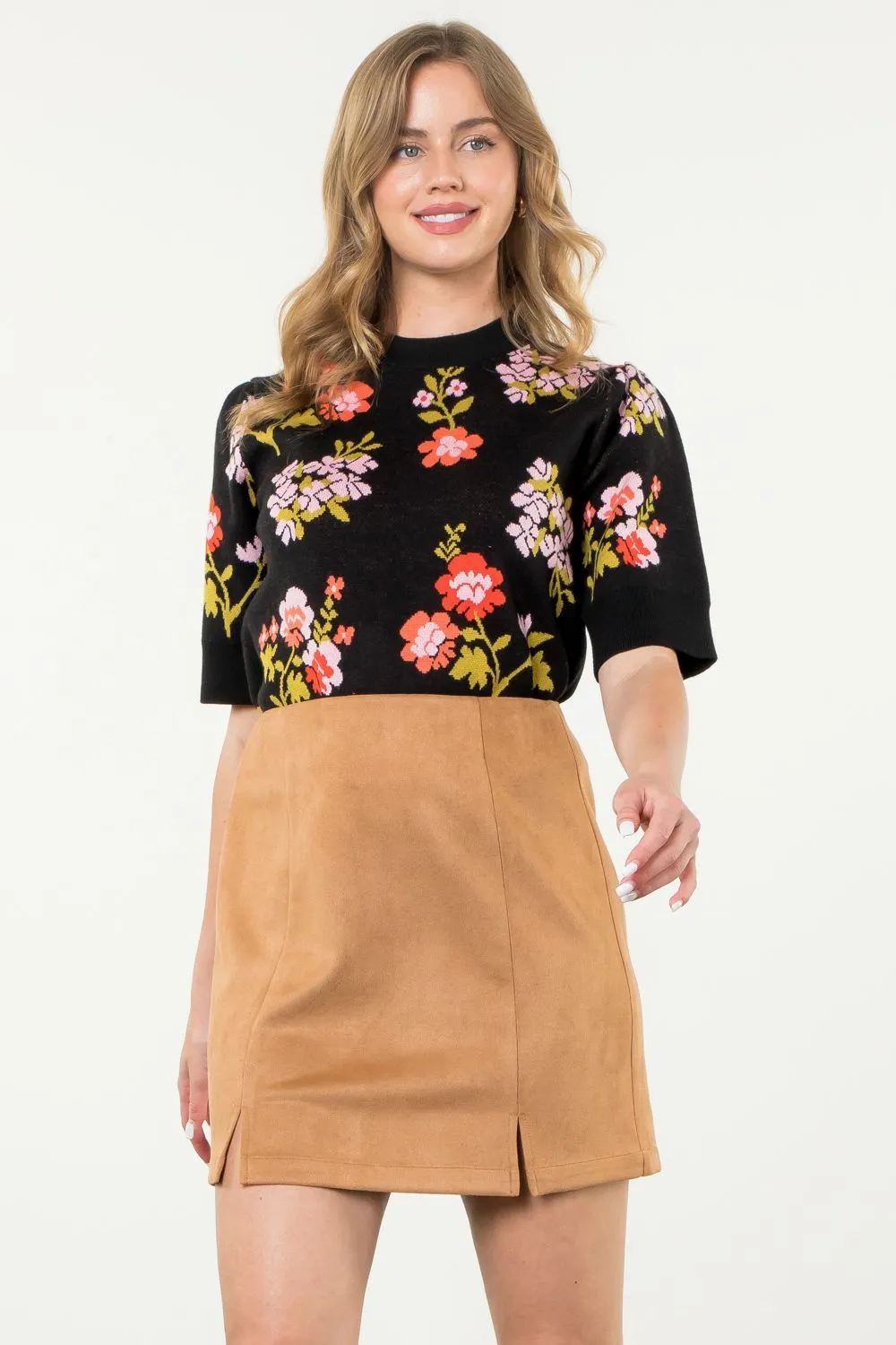 Suede Skirt