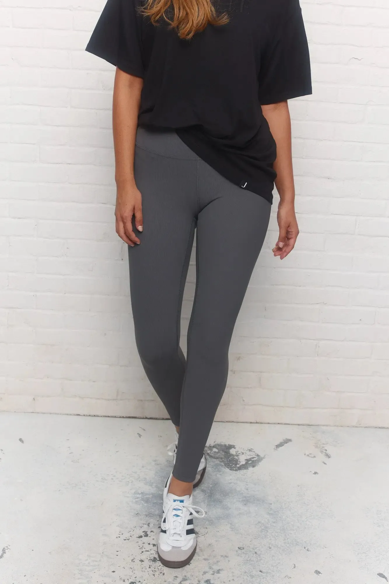 Taline | Legging gris taille haute