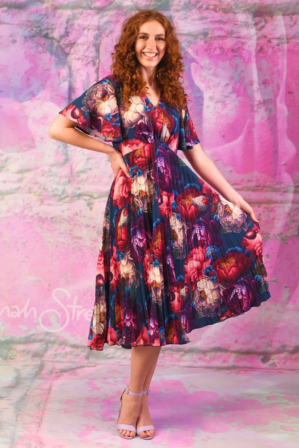 Talor Vivian Dress - Peony Jewel