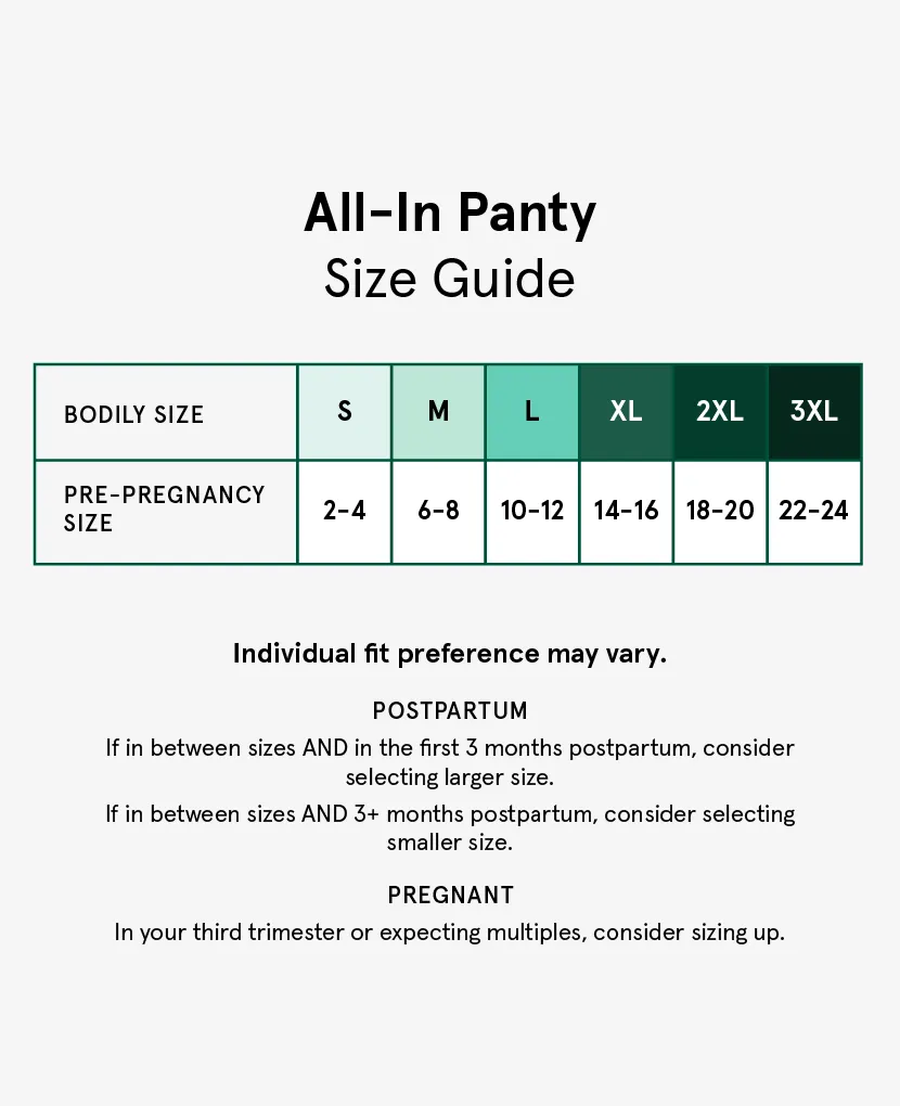 The All-In Panty: Plus 5-Pack