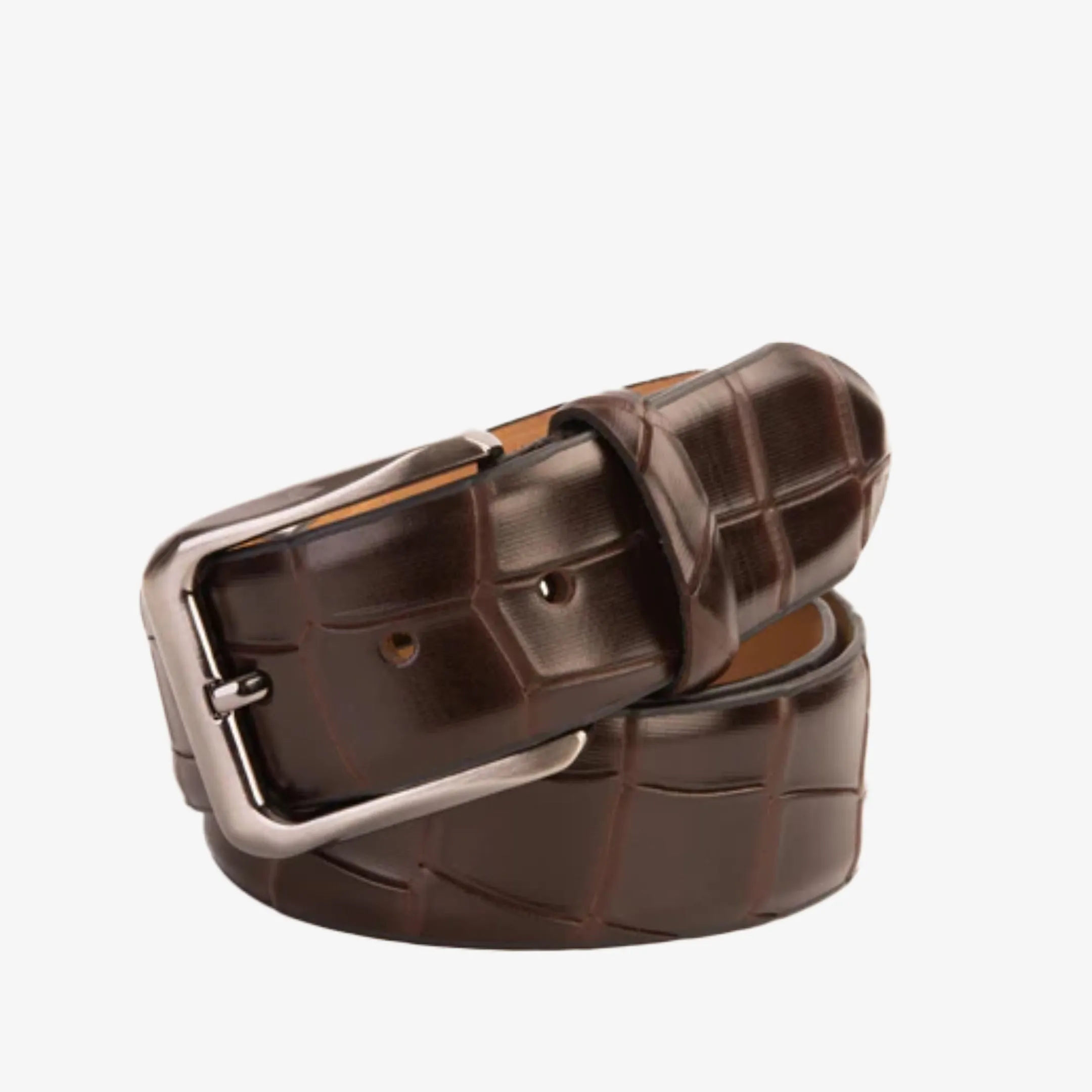 The Patton Brown Calfskin Belt