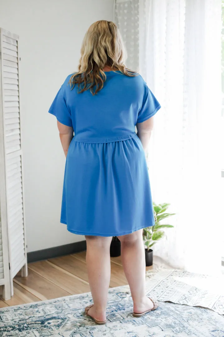 Tiered Raw Hem Dress