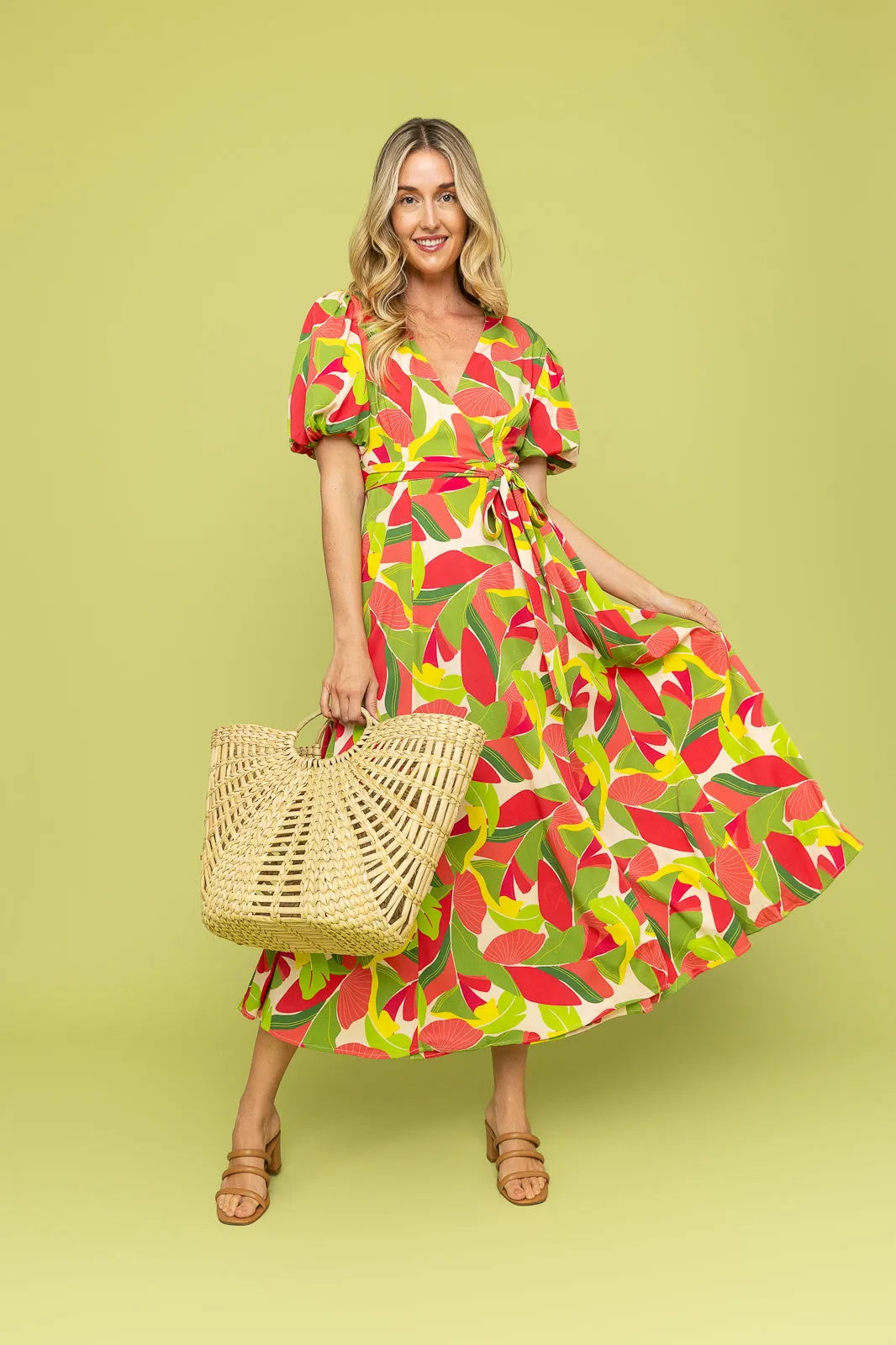 Tropica Wrap Dress (Final Sale)