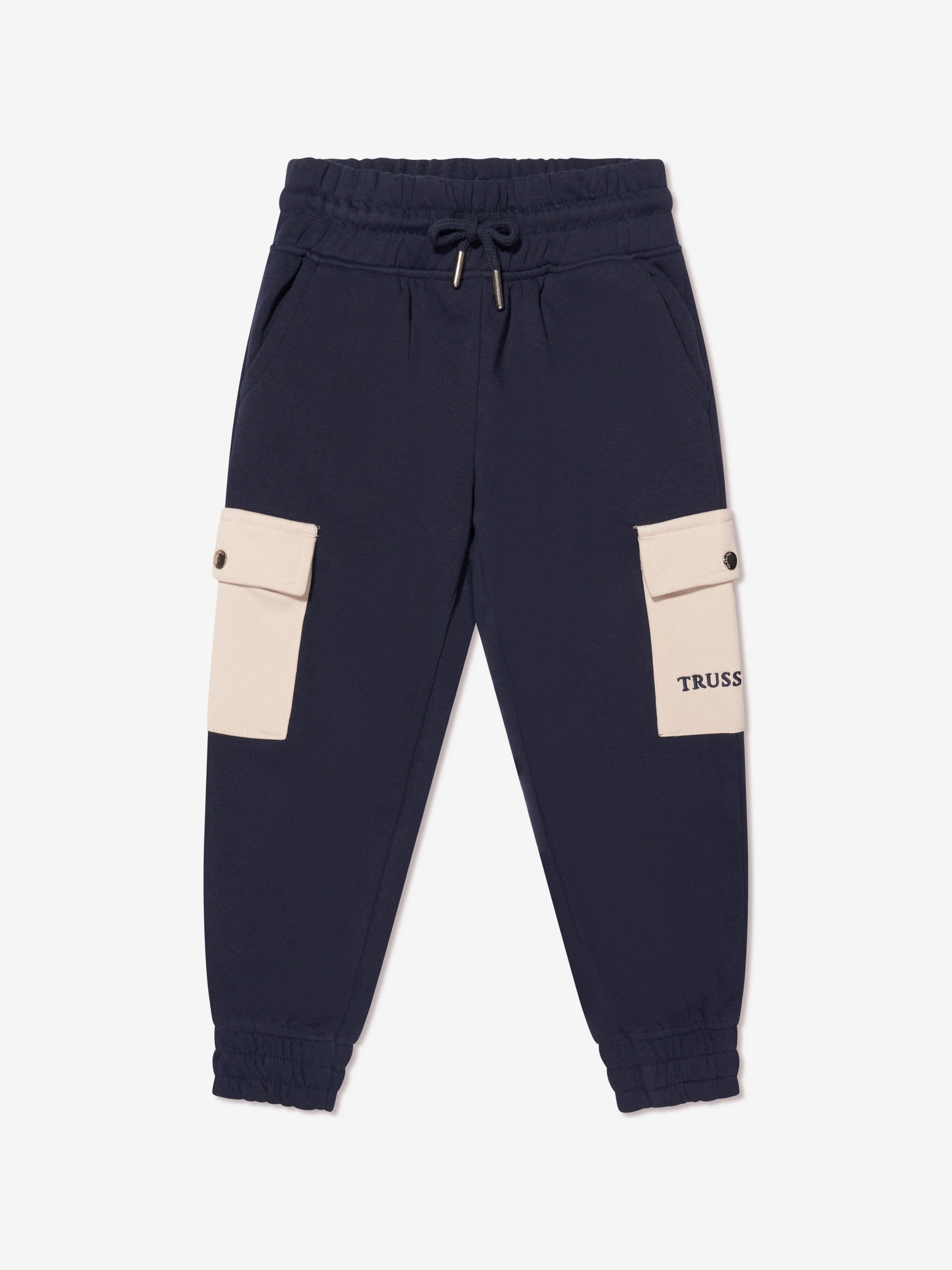 Trussardi Boys Umati Joggers in Navy