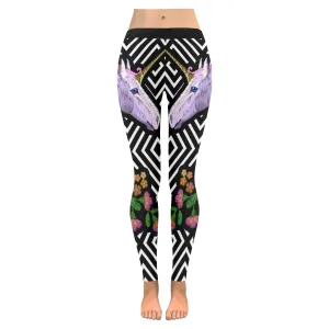 unicorn and horse Women's Low Rise Leggings (Invisible Stitch)