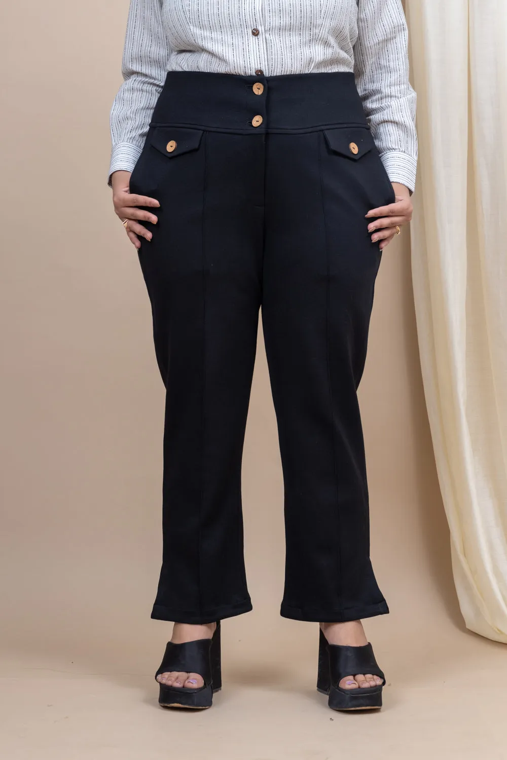 Vanguard Straight tummy shaper pants with pockets