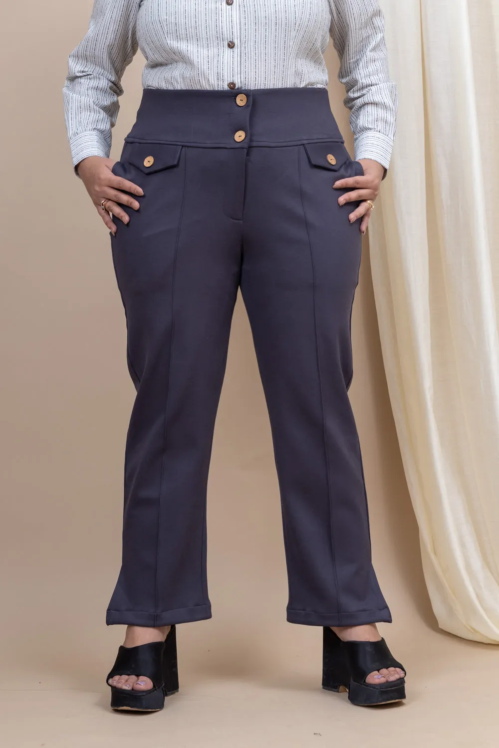 Vanguard Straight tummy shaper pants with pockets