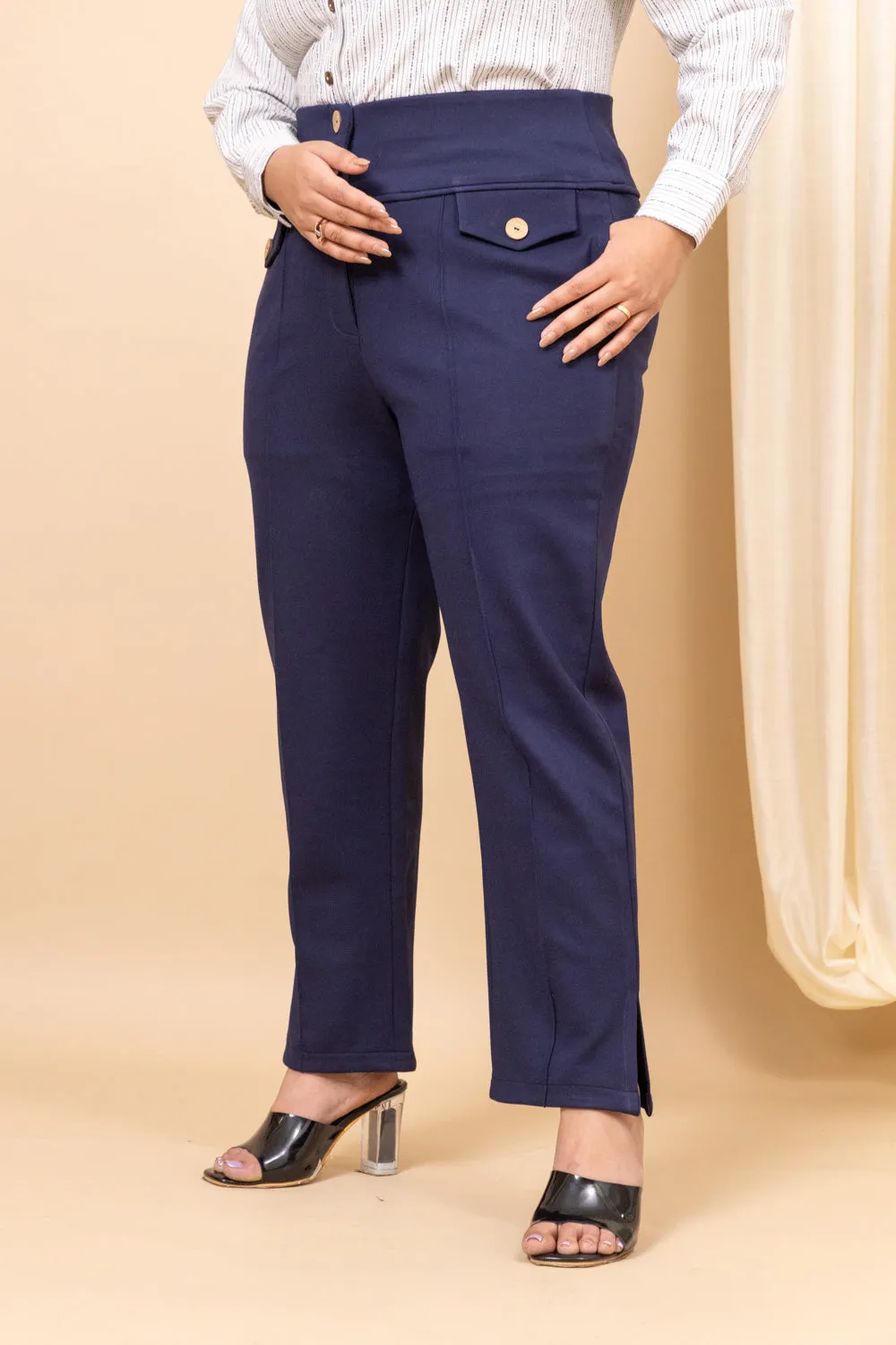 Vanguard Straight tummy shaper pants with pockets