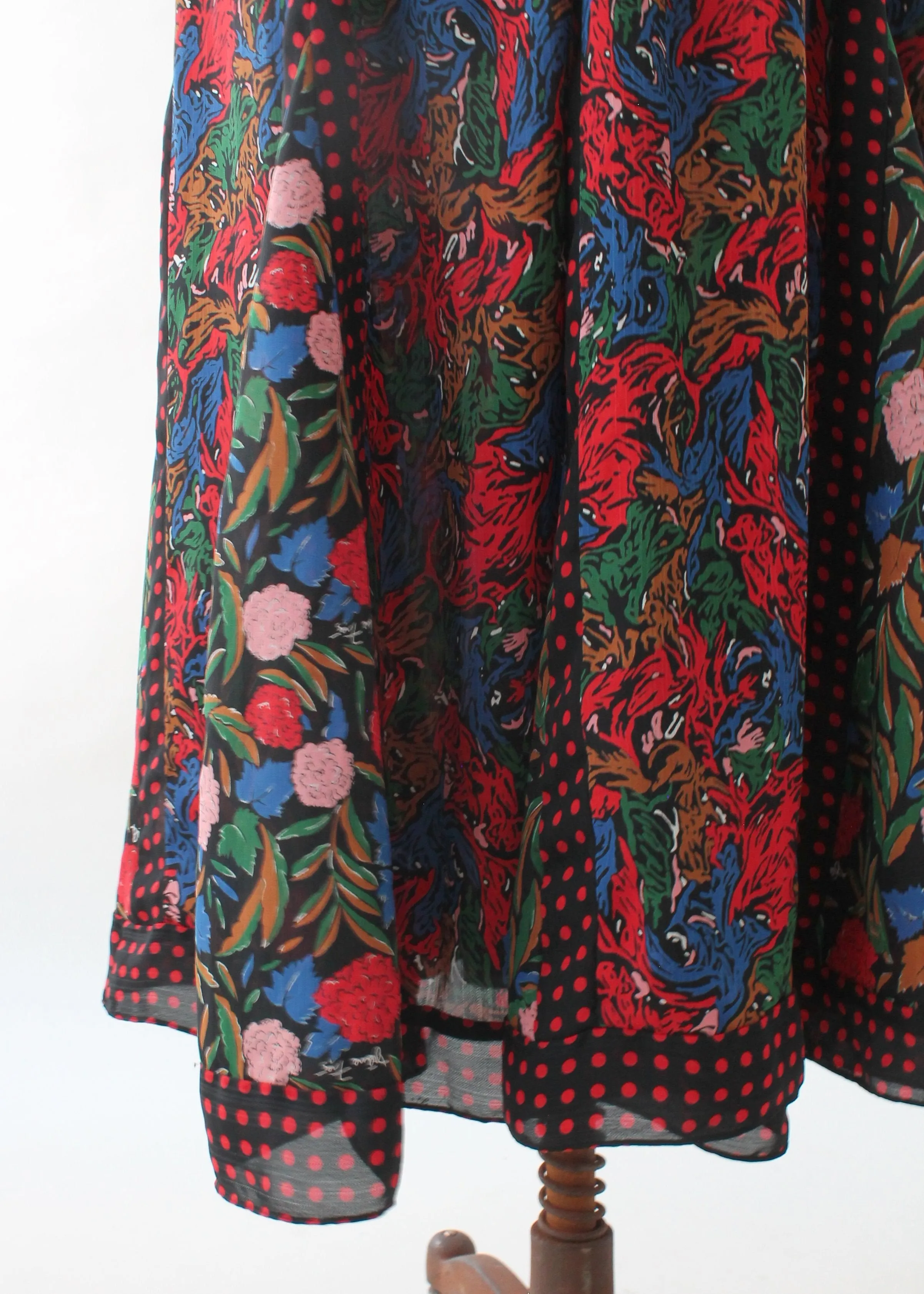 Vintage Diane Freis Floral Dress