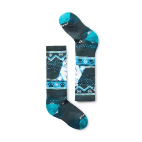 Youth Socks Smartwool Wintersport Full Cushion - Polar Bear Twilight Blue